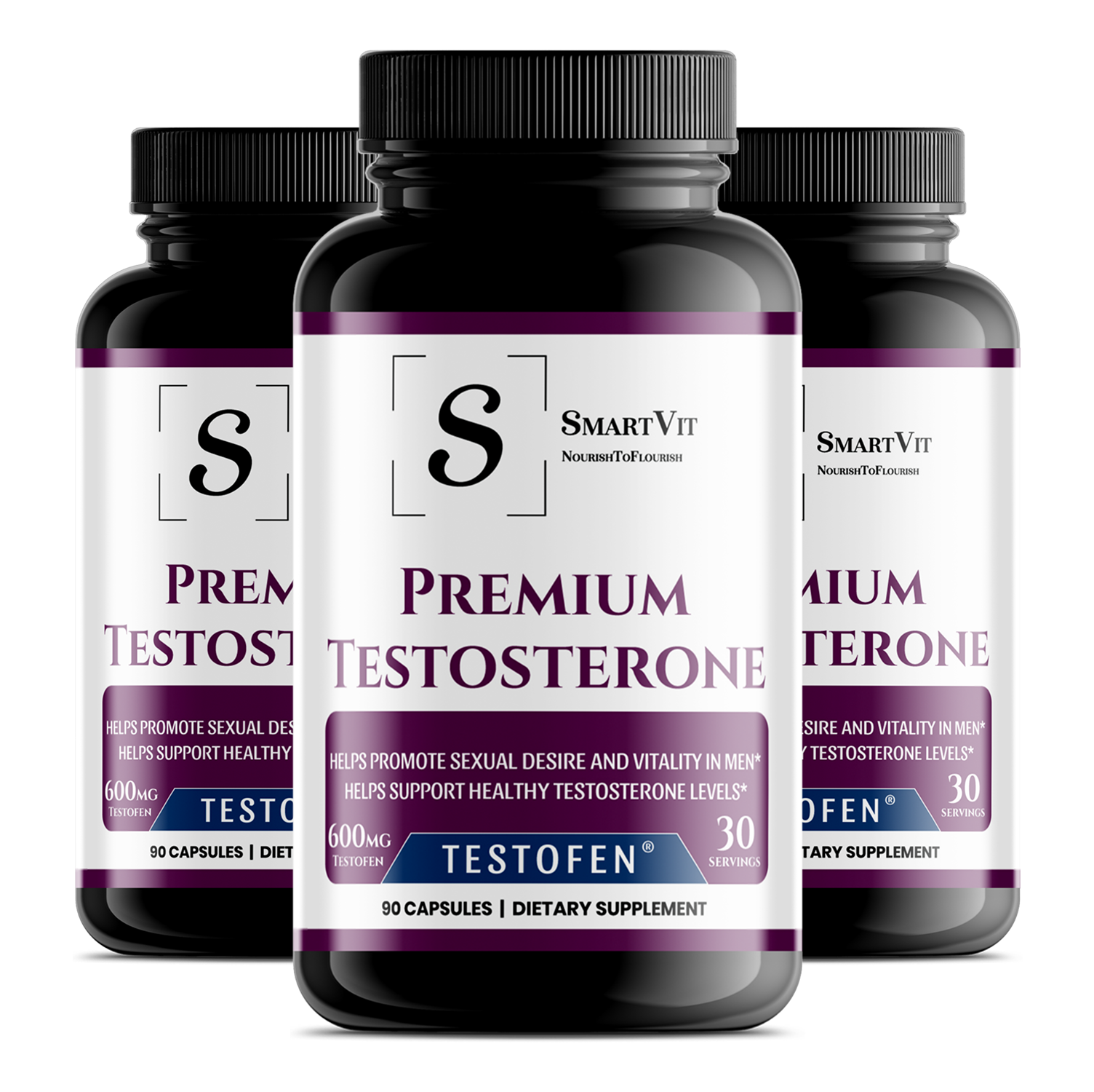 Premium Testosterone w/ Testofen ® 90-days