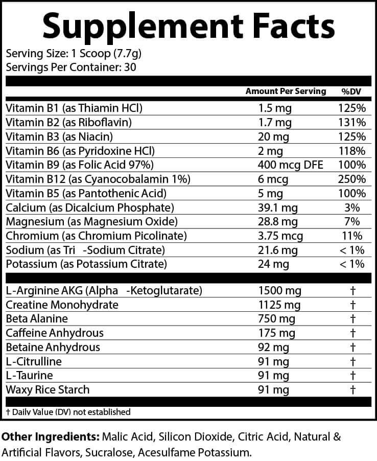 Pre-Workout Boost - Watermelon Flavor
