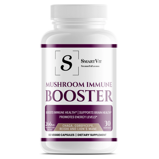 Mushroom Immune Booster: Chaga, Cordyceps, Reishi and Lion’s Mane